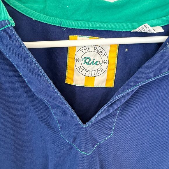 Vintage Multicolor Cotton Hoodie Rio Medium - Picture 2 of 4